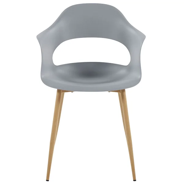 Lot de 2 chaises de salle à manger UTICA Gris clair