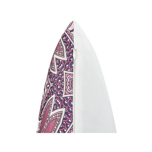Lot de 2 coussins d'extérieur MIRAGE Motif oriental 45 x 45 cm Pourpre
