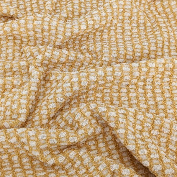 Lot de 2 serviettes invité 33x50 cm pur coton collection GLOW jaune