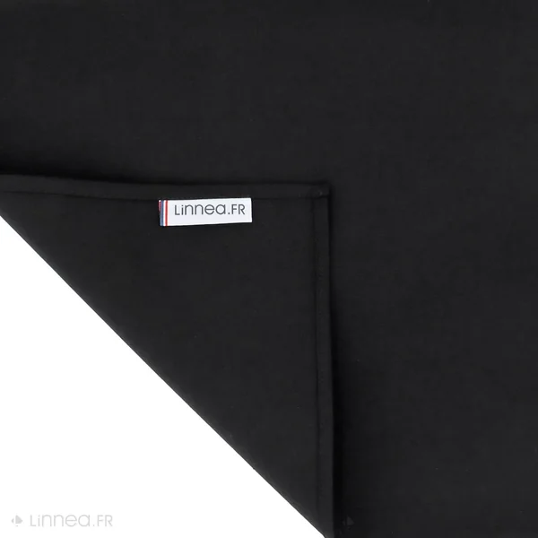Lot de 2 Set de table 35x45 cm DIABOLO Noir traitement teflon