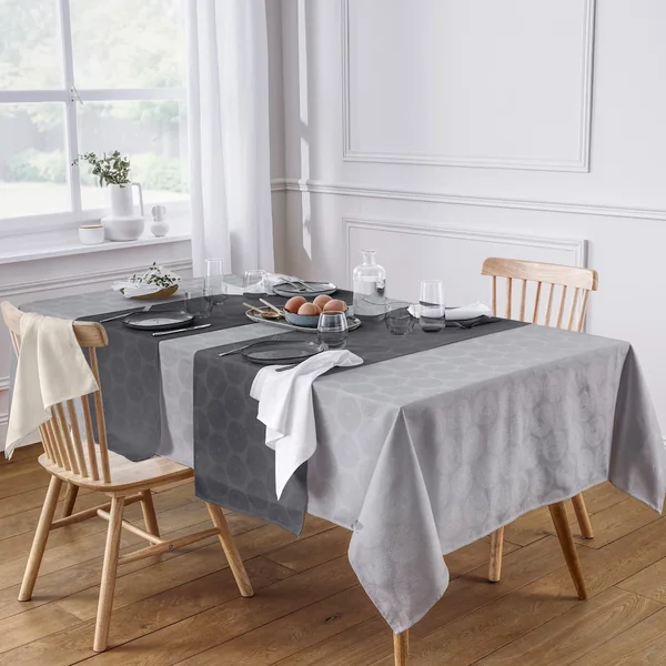 Lot de 2 sets de table 35x45 cm HÉLIOS Ecru 100% coton + enduction acrylique
