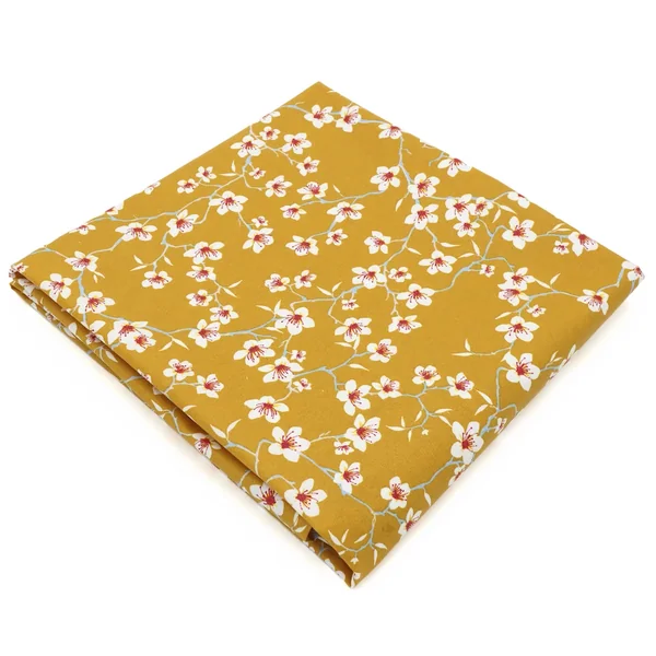 Lot de 2 sets de table enduit 35x45 cm AMANDIER jaune Safran