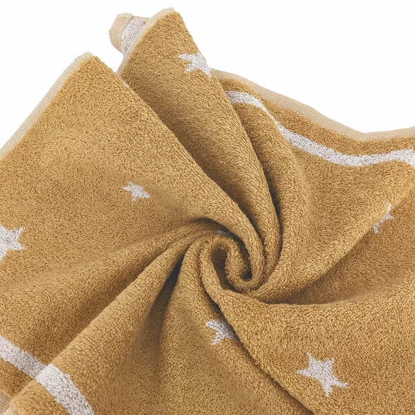 Lot de 2 torchons de cuisine 50x50 cm collection NOVA 100% Coton jaune