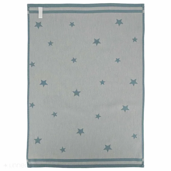 Lot de 2 torchons de cuisine 50x70 cm collection NOVA 100% Coton bleu