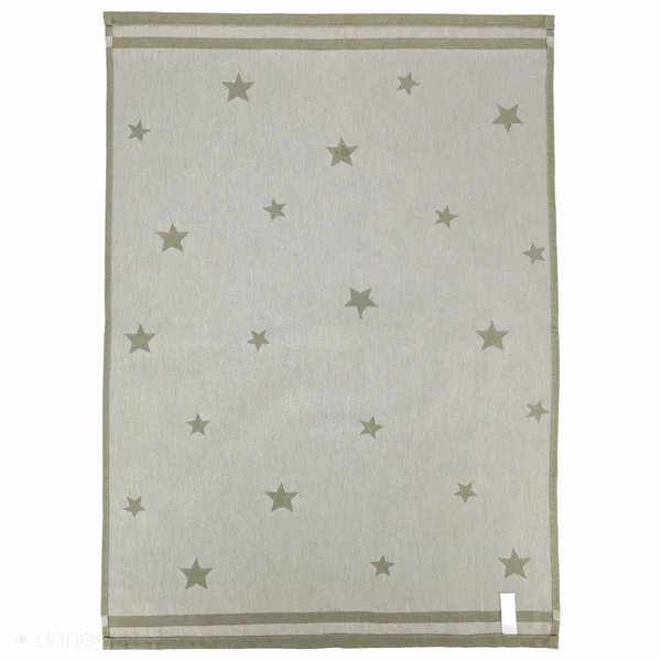 Lot de 2 torchons de cuisine 50x70 cm collection NOVA 100% Coton vert
