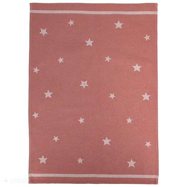 Lot de 2 torchons de cuisine 50x70 cm NOVA 100% Coton brique
