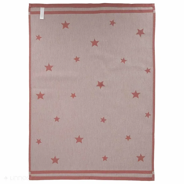 Lot de 2 torchons de cuisine 50x70 cm NOVA 100% Coton brique