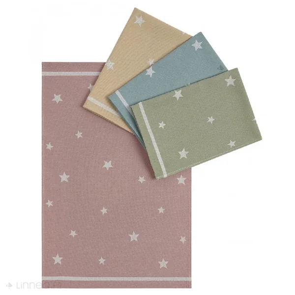 Lot de 2 torchons de cuisine 50x70 cm NOVA 100% Coton brique