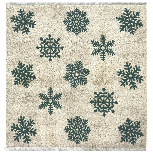 Lot de 2 torchons de cuisine éponge 50x50 cm coton ICE vert