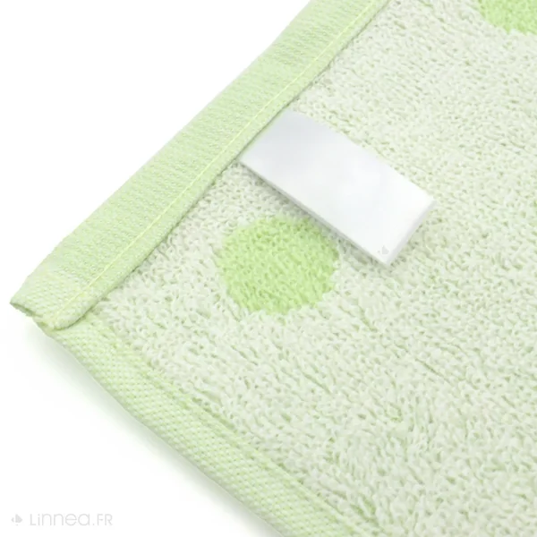 Lot de 2 torchons de cuisine éponge 50x50 cm coton SPOT II vert