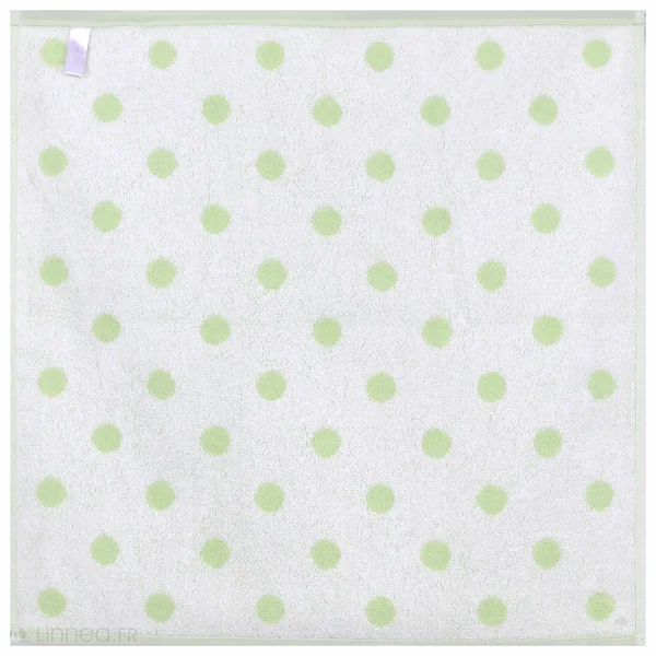 Lot de 2 torchons de cuisine éponge 50x50 cm coton SPOT II vert