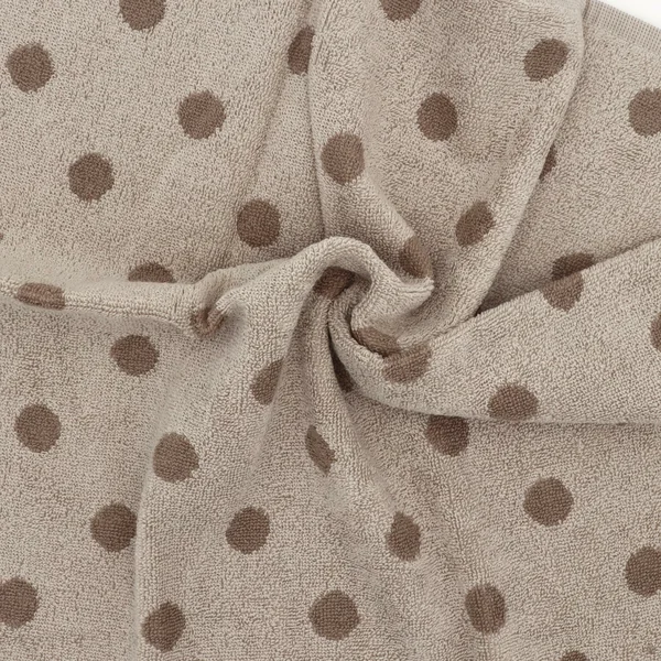 Lot de 2 torchons de cuisine éponge 50x50 cm coton SPOT marron