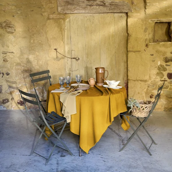 Lot de 3 torchons de cuisine 50x70 cm HONO jaune Curry
