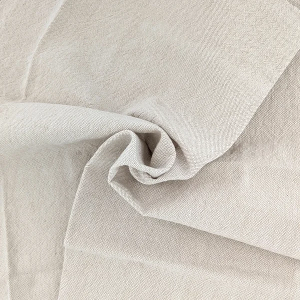 Lot de 6 serviettes de table coton 42x42 cm HONO blanc Naturel