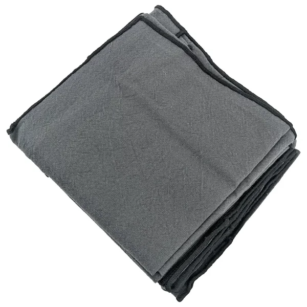 Lot de 6 serviettes de table coton 42x42 cm HONO gris Anthracite
