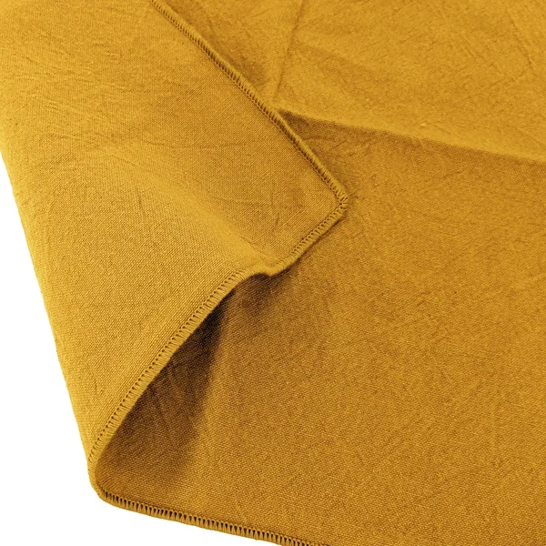 Lot de 6 serviettes de table coton 42x42 cm HONO jaune Curry