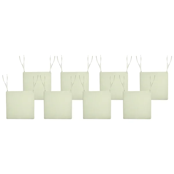 Lot de 8 coussins pour chaises de jardin SASSARI PREMIUM 46 x 46 cm Vert clair