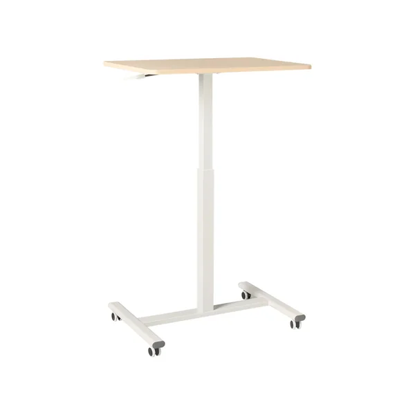 Manual Adjustable Laptop Stand ACADEMIA Light Brown/ White 65 cm 48 cm