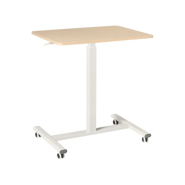 Manual Adjustable Laptop Stand ACADEMIA Light Brown/ White 65 cm 48 cm