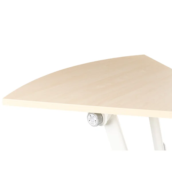Module de bureau d'angle pliable BENDI Marron clair 90 cm 64 cm