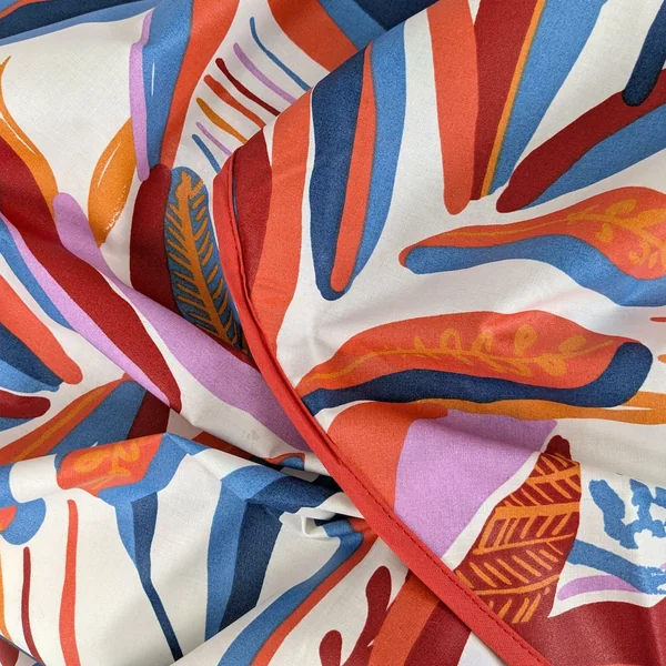 Nappe ovale 170x240 cm CHILI multicolore Salsa 100% coton + enduction acrylique