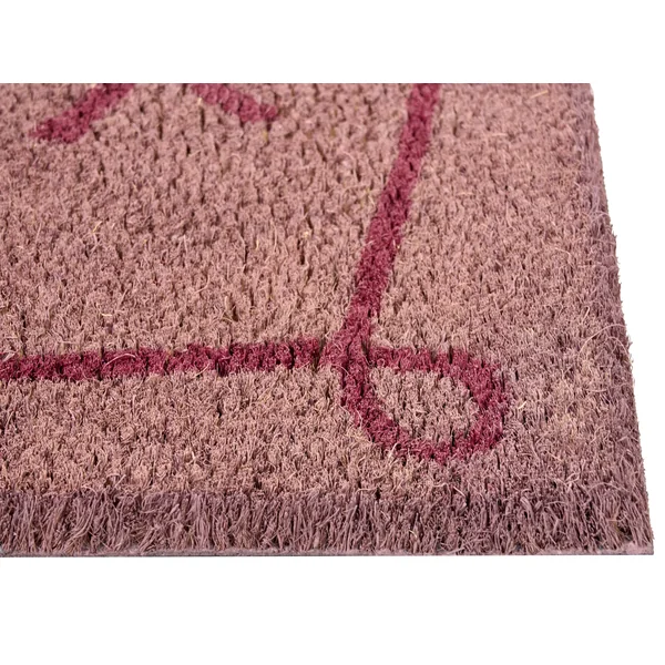 Paillasson BABABU Multicolore 60 x 90 cm Chien Fibre de coco