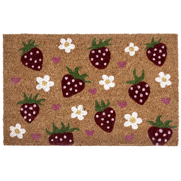 Paillasson SHAININ Multicolore 50 x 80 cm Fibre de coco