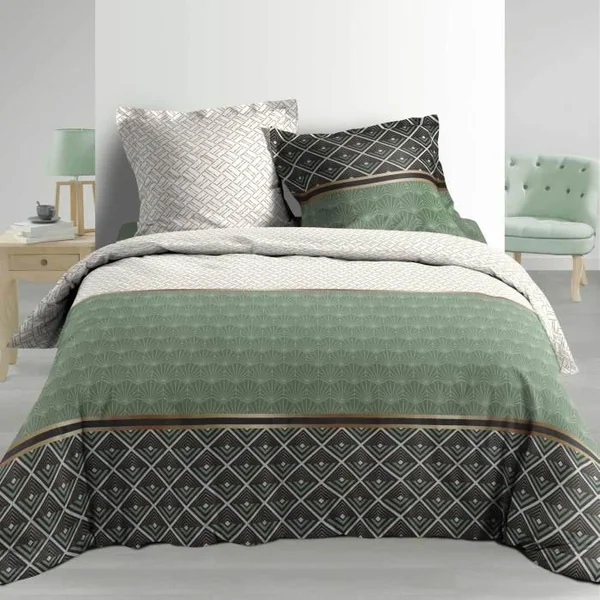 PARURE 260 X 240 CM PERCALE IMP 78 FILS ALLOVER BELOR