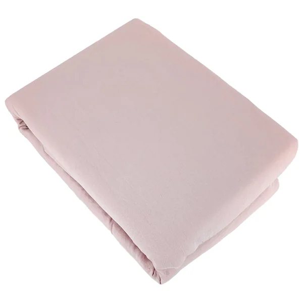 Parure 260x240 cm MILA polyester micro lavée rose poudré 3 pièces