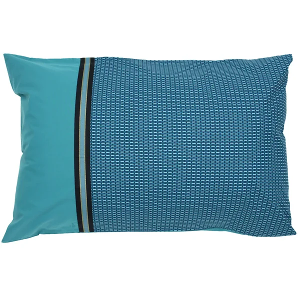 Parure de lit 260x240 cm 50x70 percale GUSTAV vert Emeraude 3 pièces