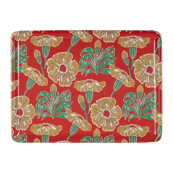 Plateau en fer multicolore 40x30cm - Flaural