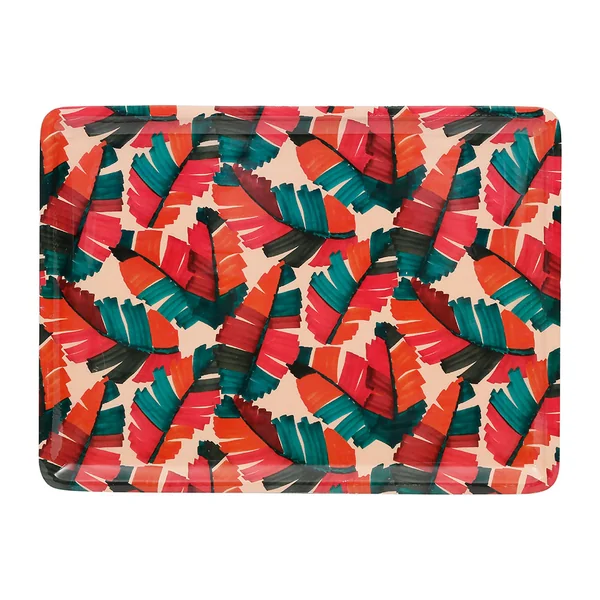 Plateau en fer multicolore 40x30cm - Seguia