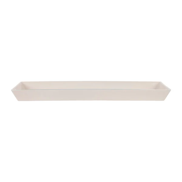 Plateau en tissu synthétique beige et vert 26x11cm - Copains D'Abord