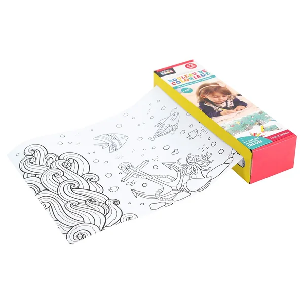 ROULEAU A COLORIER 1M50 X4 CRAYONS