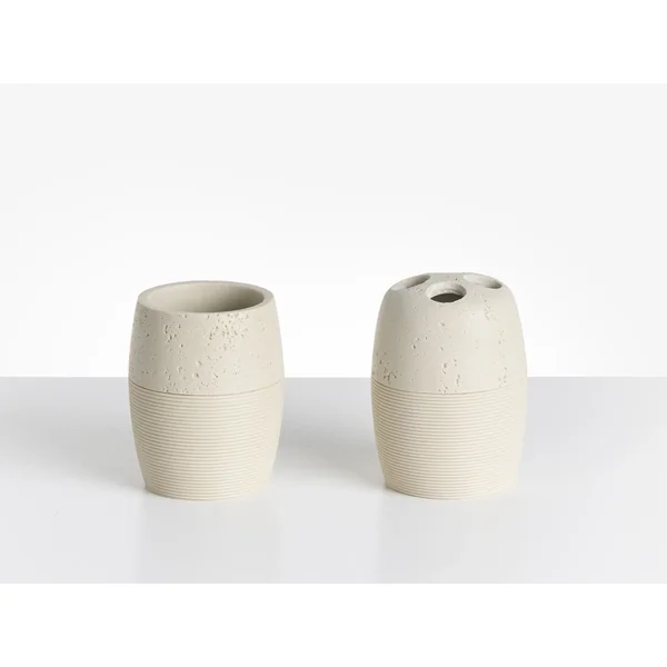 Set de 5 accessoires de salle de bain YARAPA Beige clair