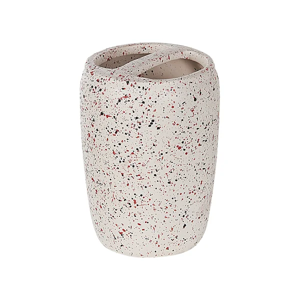 Set de 6 accessoires de salle de bain PALMILLA Céramique Blanc cassé