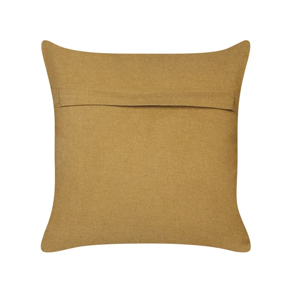 Set of 2 Decorative Cushions PULICAT Jute 45 x 45 cm Green Oriental Pattern