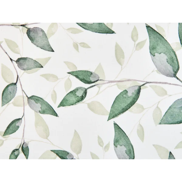 Set of 2 Outdoor Cushions FLYLEAF Plant Pattern 45 x 45 cm Green