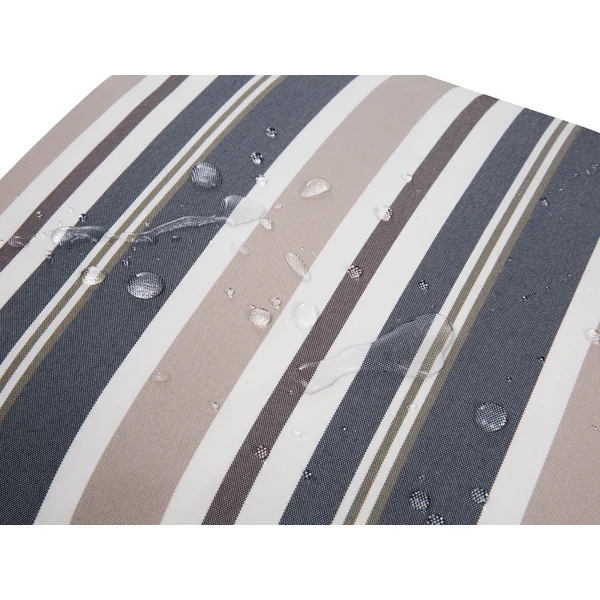 Set of 2 Outdoor Cushions KASTOS Striped 40 x 40 cm Taupe