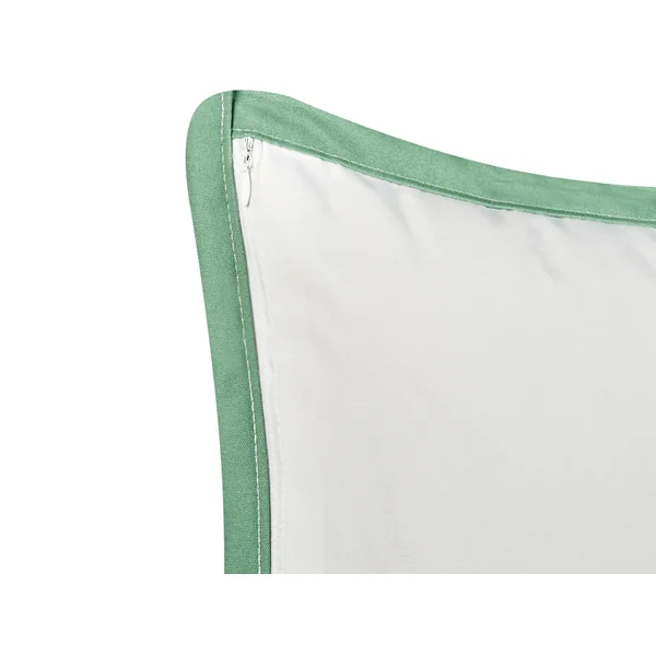 Set of 2 Outdoor Cushions MEADOW Plant Pattern 45 x 45 cm Green