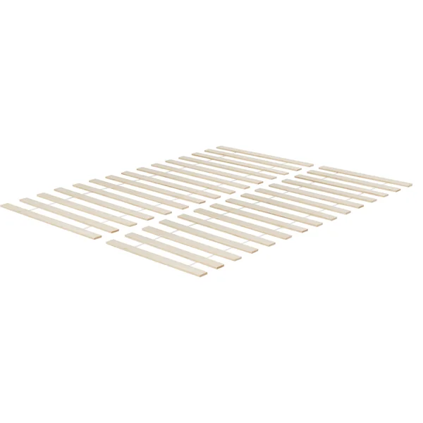 Set of 2 Slatted Bed Bases BLANZAC 90 x 200 cm (EU Single)