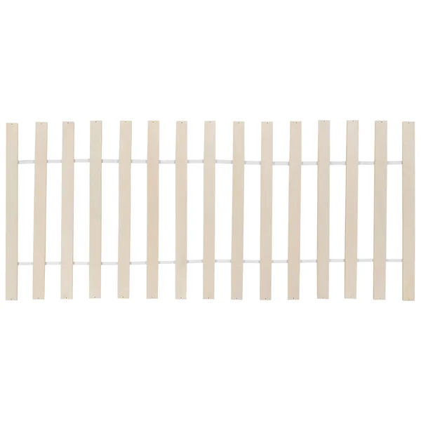 Set of 2 Slatted Bed Bases BLANZAC 90 x 200 cm (EU Single)