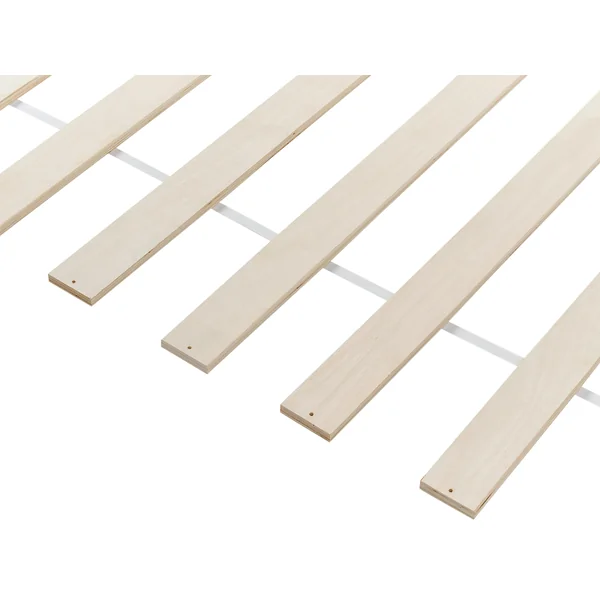 Set of 2 Slatted Bed Bases BLANZAC 90 x 200 cm (EU Single)