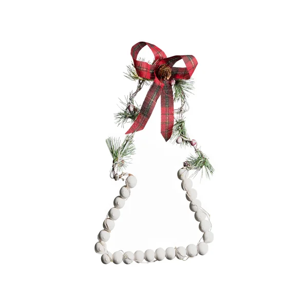 Set of 3 Christmas Decorations LED KYVESI Christmas Tree 20/25/30 cm White