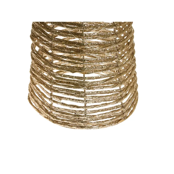 Set of 3 Christmas Decorations LED TUELSO Christmas Tree 60/80/100 cm Gold