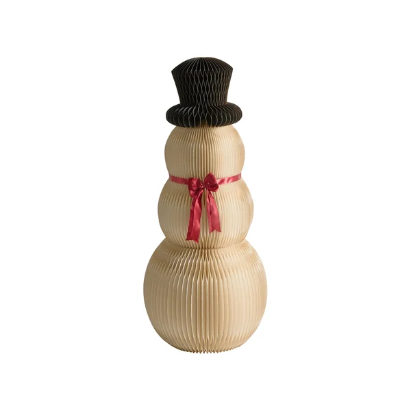 Set van 2 kerstdecoraties KLARALVEN Sneeuwpop 90/124 cm Beige