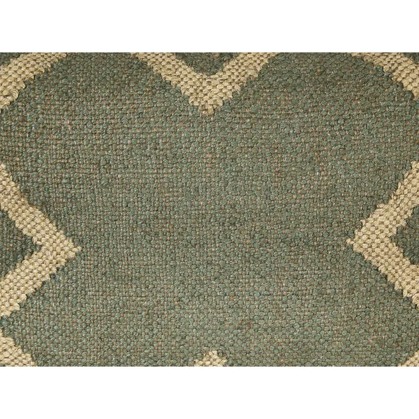 Set van 2 sierkussens GOPI Jute 30 x 50 cm Groen oosters patroon