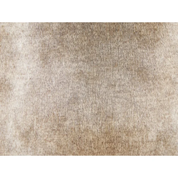 Set van 2 sierkussens HORDEUM Nepbont 45 x 45 cm Lichtbruin effen