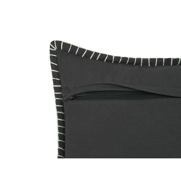 Set van 2 sierkussens MELUR 45 x 45 cm Grijs effen