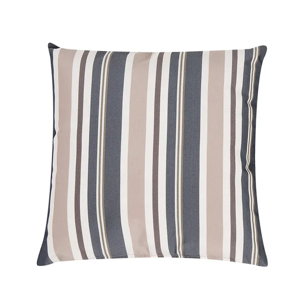 Set van 2 tuinkussens KASTOS gestreept 40 x 40 cm Taupe